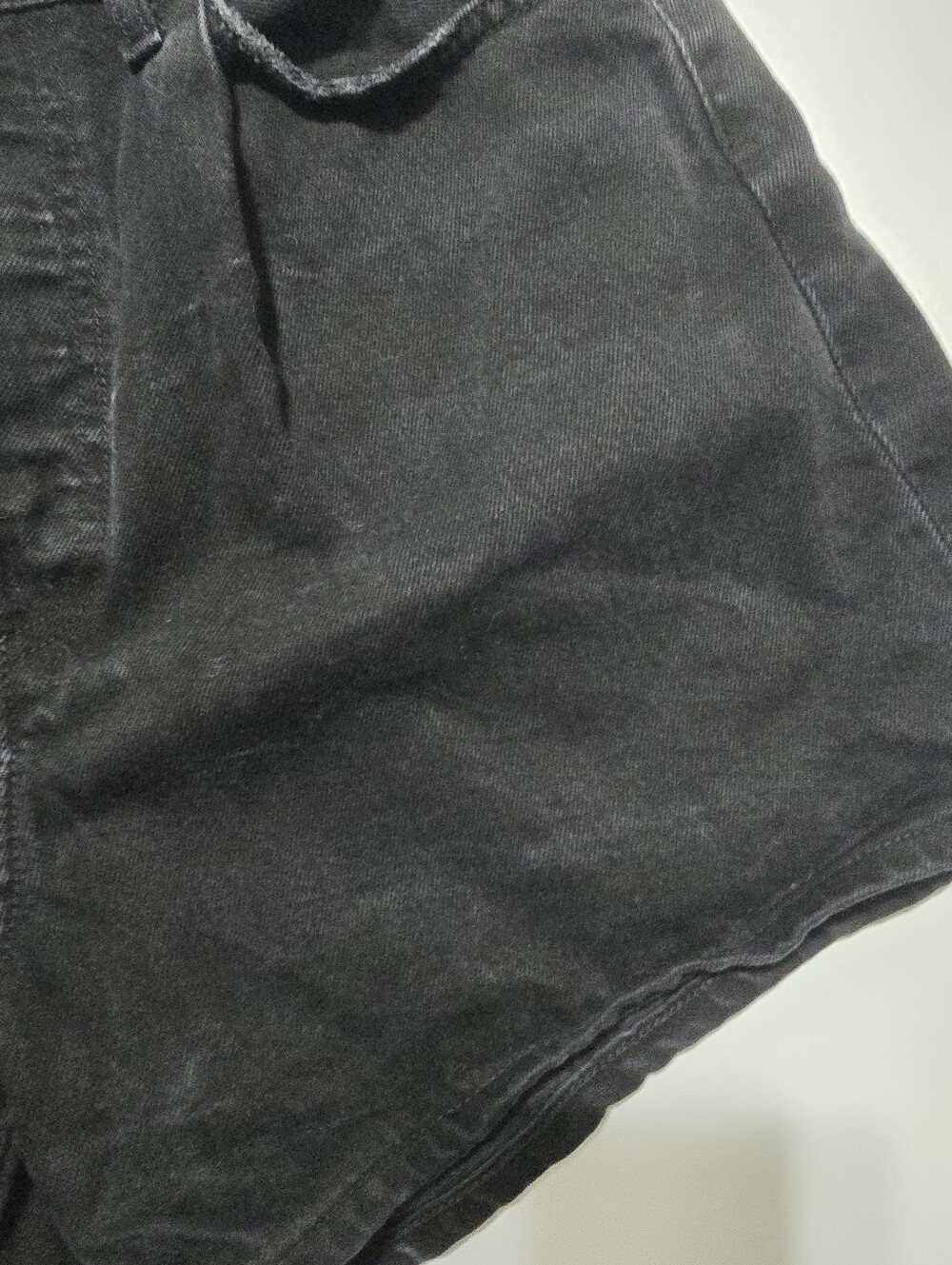 AGOLDE Rhoda Denim Shorts Front Button Fly Closure Size 26 - Picture 3 of 14